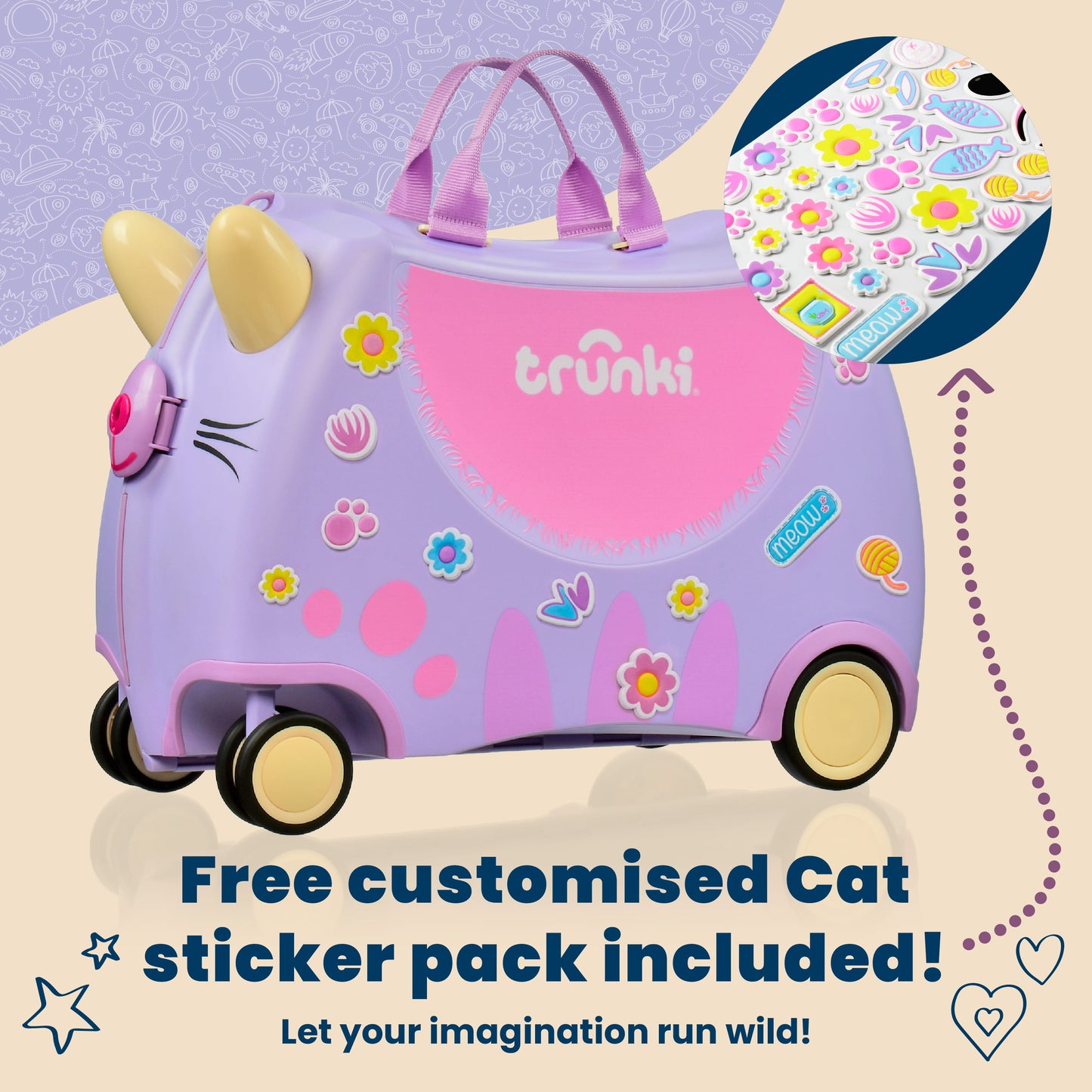 Cassie the Cat Trunki Glide
