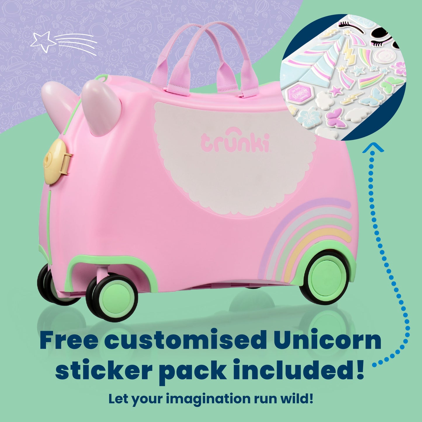 Una the Unicorn Trunki Glide