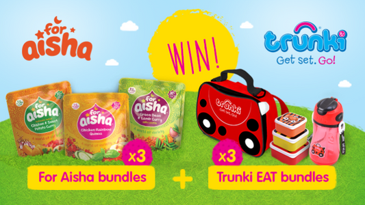 Competition: WIN Three Trunki EAT & For Aisha Bundles!