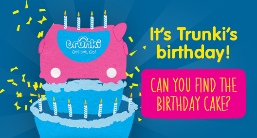 Competition: Happy Birthday Trunki - Can You Find The Missing Birthday Cake?