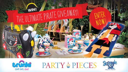 Competition: WIN The Ultimate Pirate Bundle With Party Pieces, SnuggleSac & Trunki!
