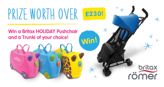 Competition: WIN A Britax HOLIDAY Pushchair & Three Trunki Suitcases!