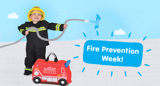 Competition: WIN a Fire Engine Trunki for #FirePreventionWeek!