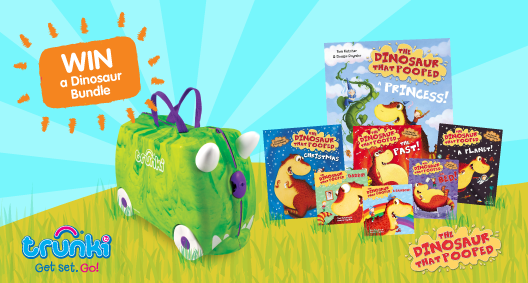 Competition: WIN A Trunki Filled With 'The Dinosaur That Pooped' Books... Part 2!