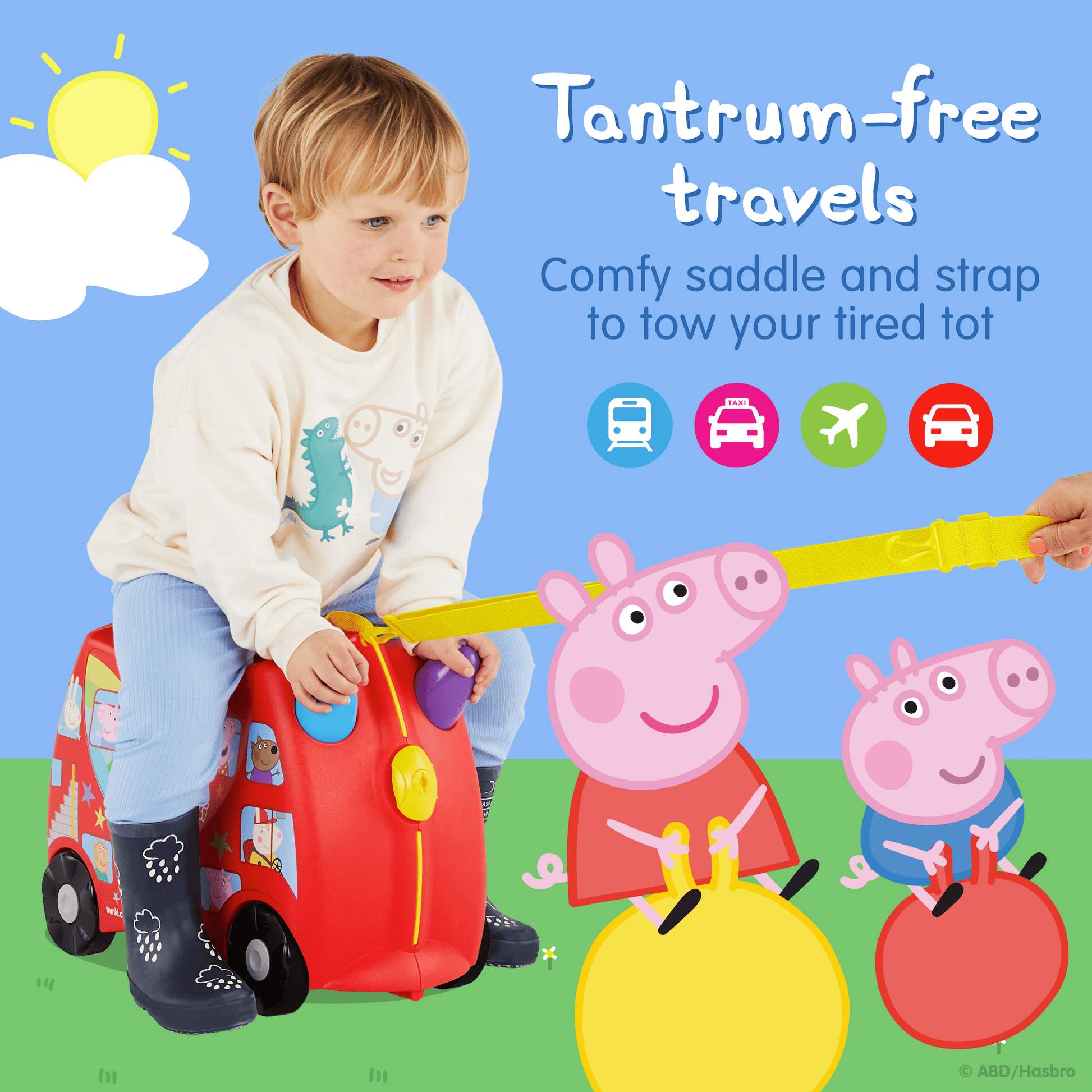 Peppa Pig Trunki Suitcase Fun Travel for Kids
