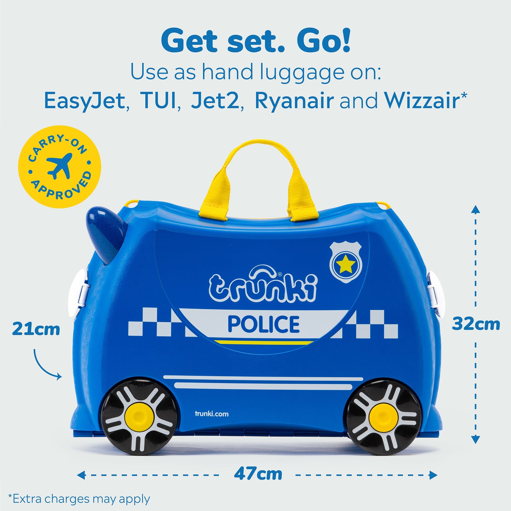 Ryanair trunki hand luggage deals