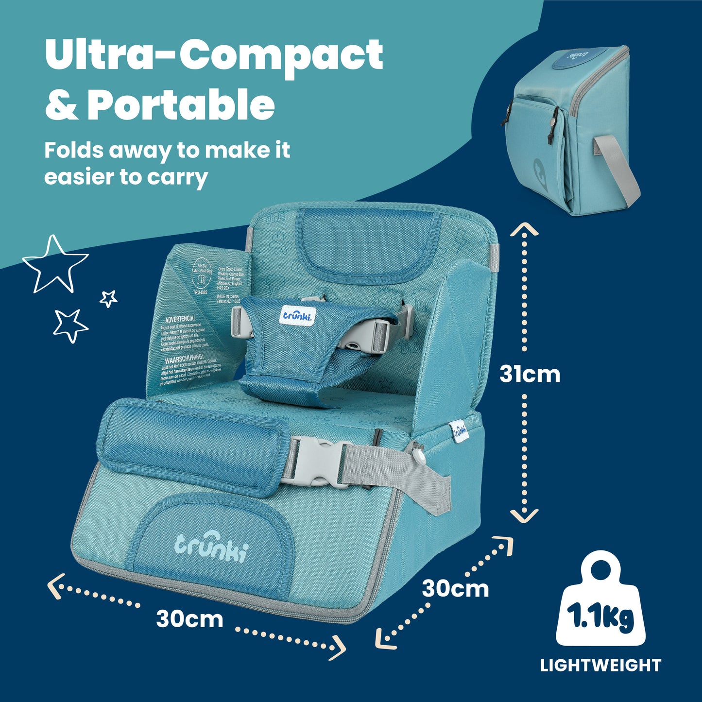 Trunki Dining Booster Seat - Blue