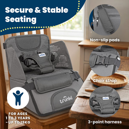 Trunki Dining Booster Seat - Dark