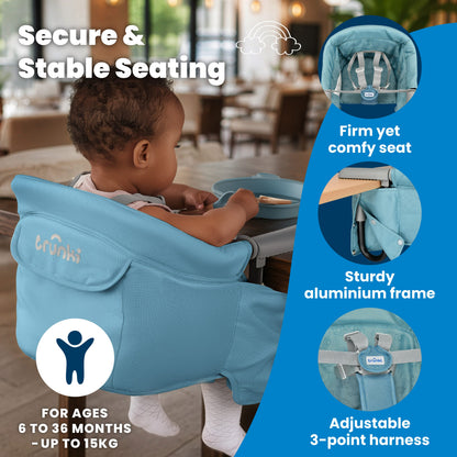 Trunki Clamp & Dine High Chair - Blue