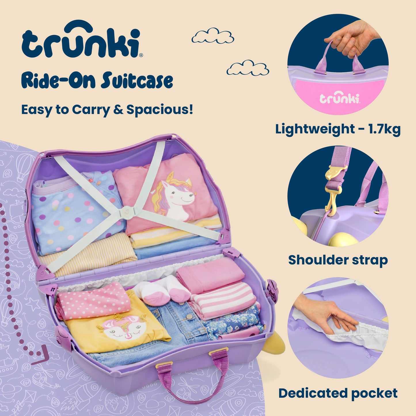 Cassie the Cat Trunki Glide