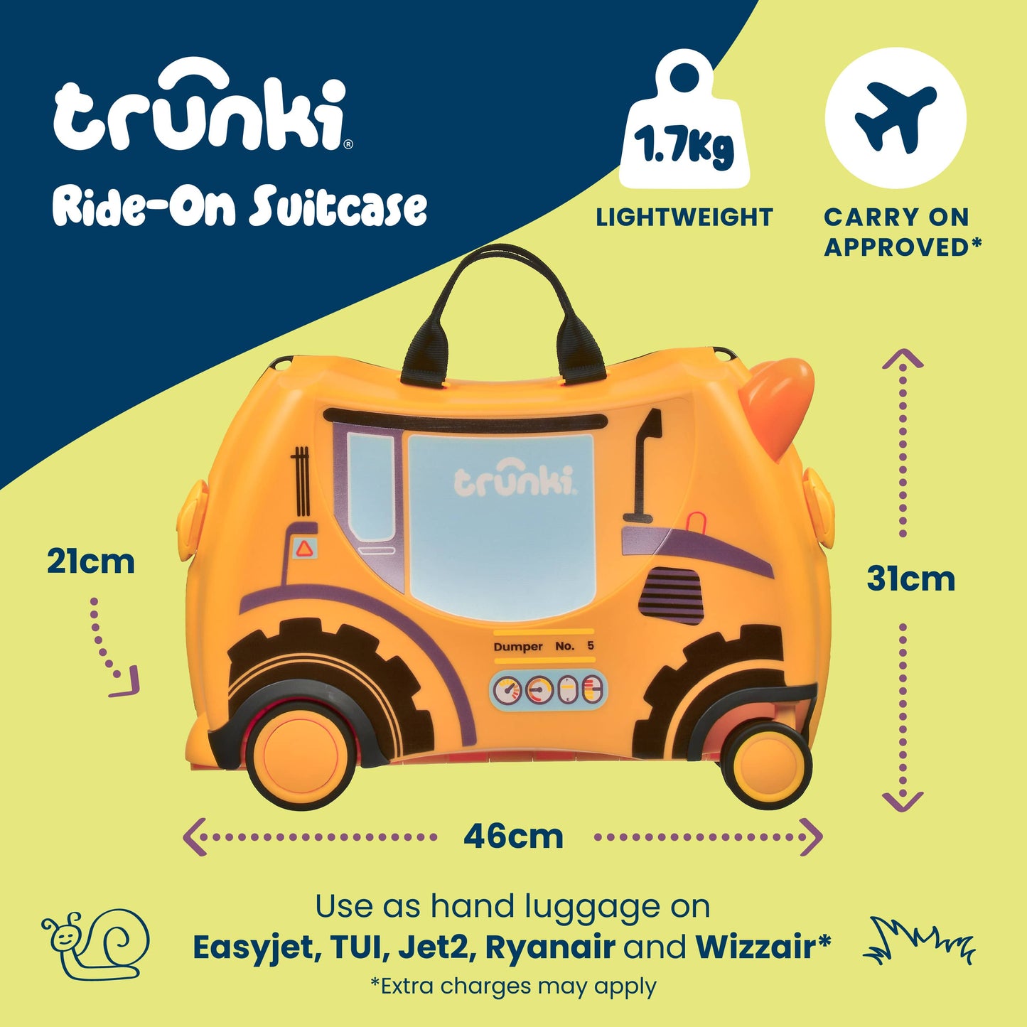Doug the Digger Trunki Glide