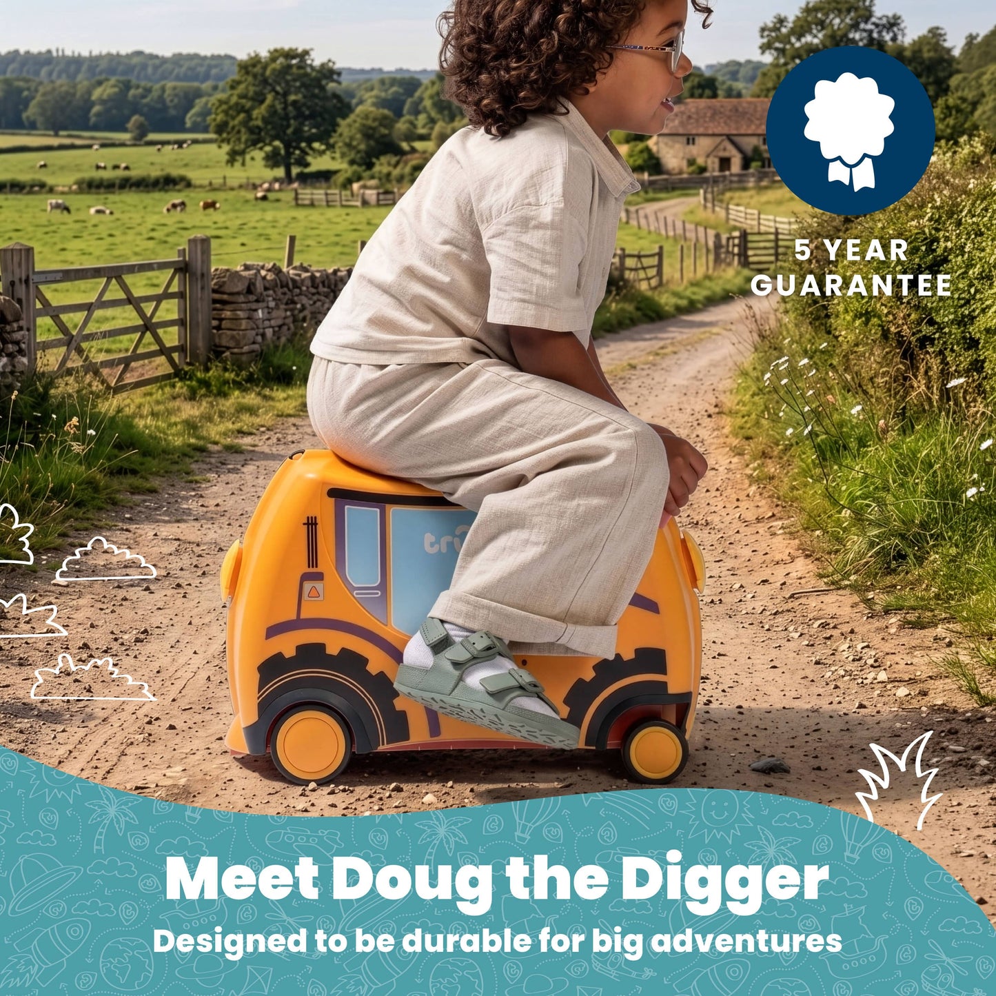 Doug the Digger Trunki Glide