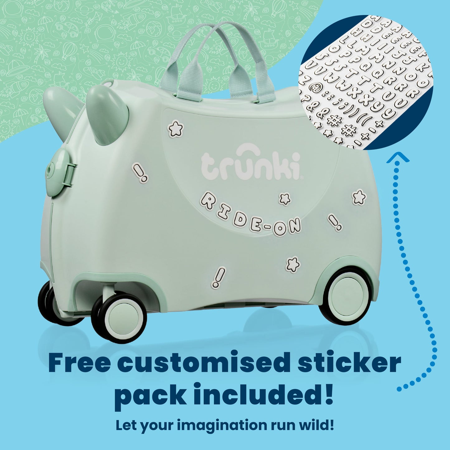 Sage Green Trunki Glide