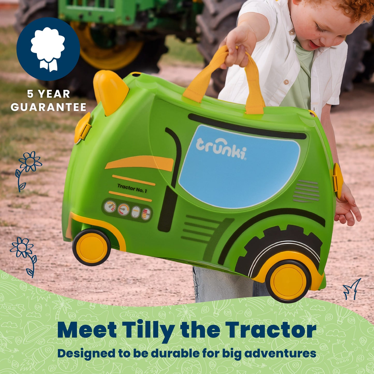 Tilly the Tractor Trunki Glide
