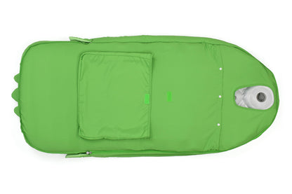 Trunki Kids’ Inflatable Travel Bed & Sleeping Bag - Dudley the Dinosaur (Green)