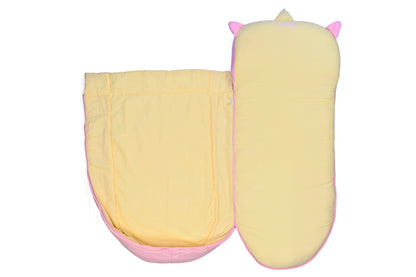 Trunki Kids’ Inflatable Travel Bed & Sleeping Bag - Una Unicorn (Pink)