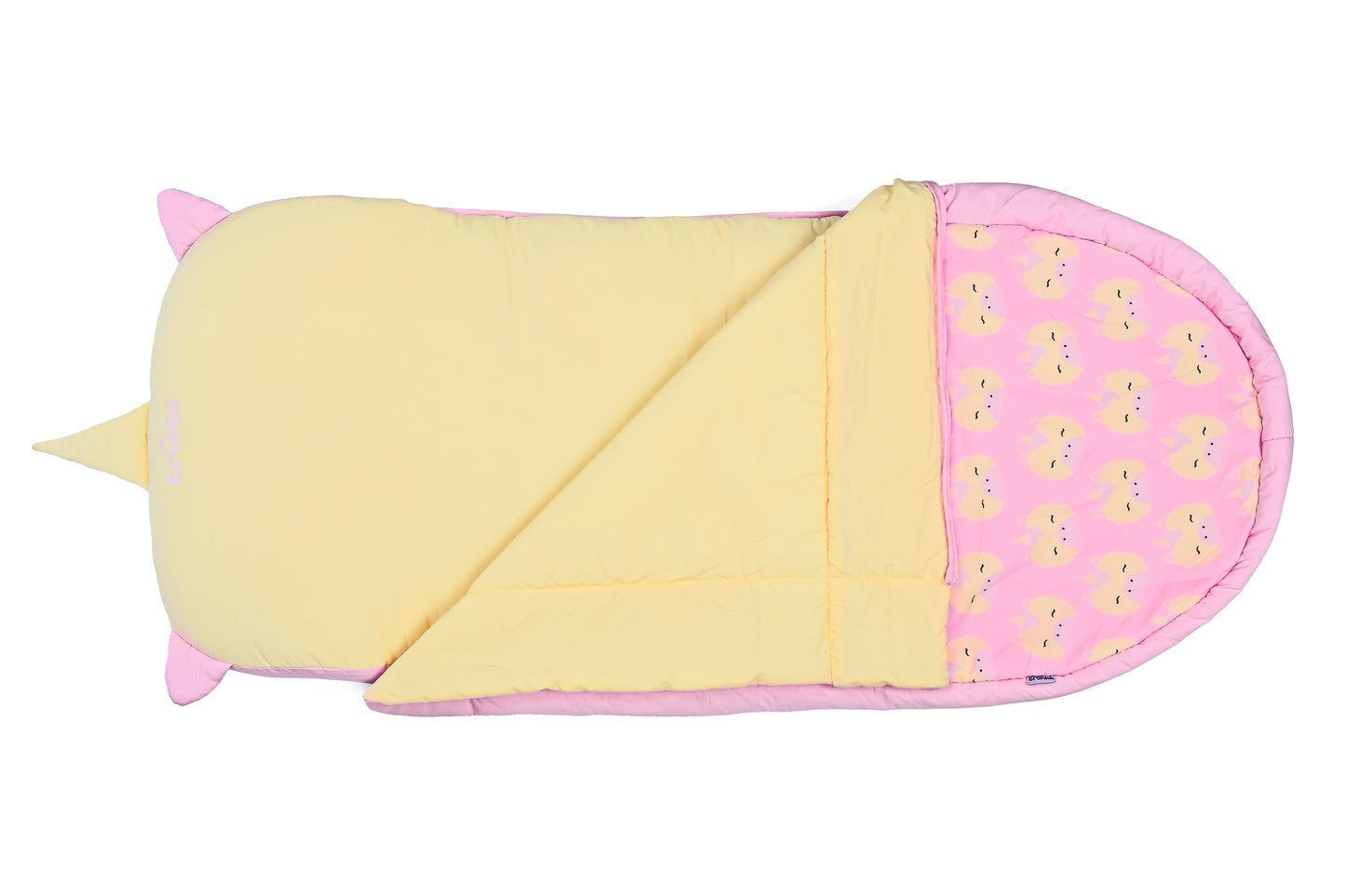 Trunki Kids’ Inflatable Travel Bed & Sleeping Bag - Una Unicorn (Pink)