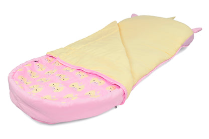 Trunki Kids’ Inflatable Travel Bed & Sleeping Bag - Una Unicorn (Pink)