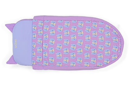 Trunki Kids’ Inflatable Travel Bed & Sleeping Bag - Cassie Cat (Purple)
