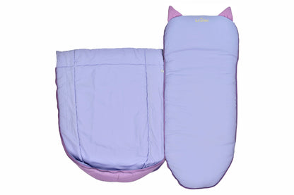 Trunki Kids’ Inflatable Travel Bed & Sleeping Bag - Cassie Cat (Purple)