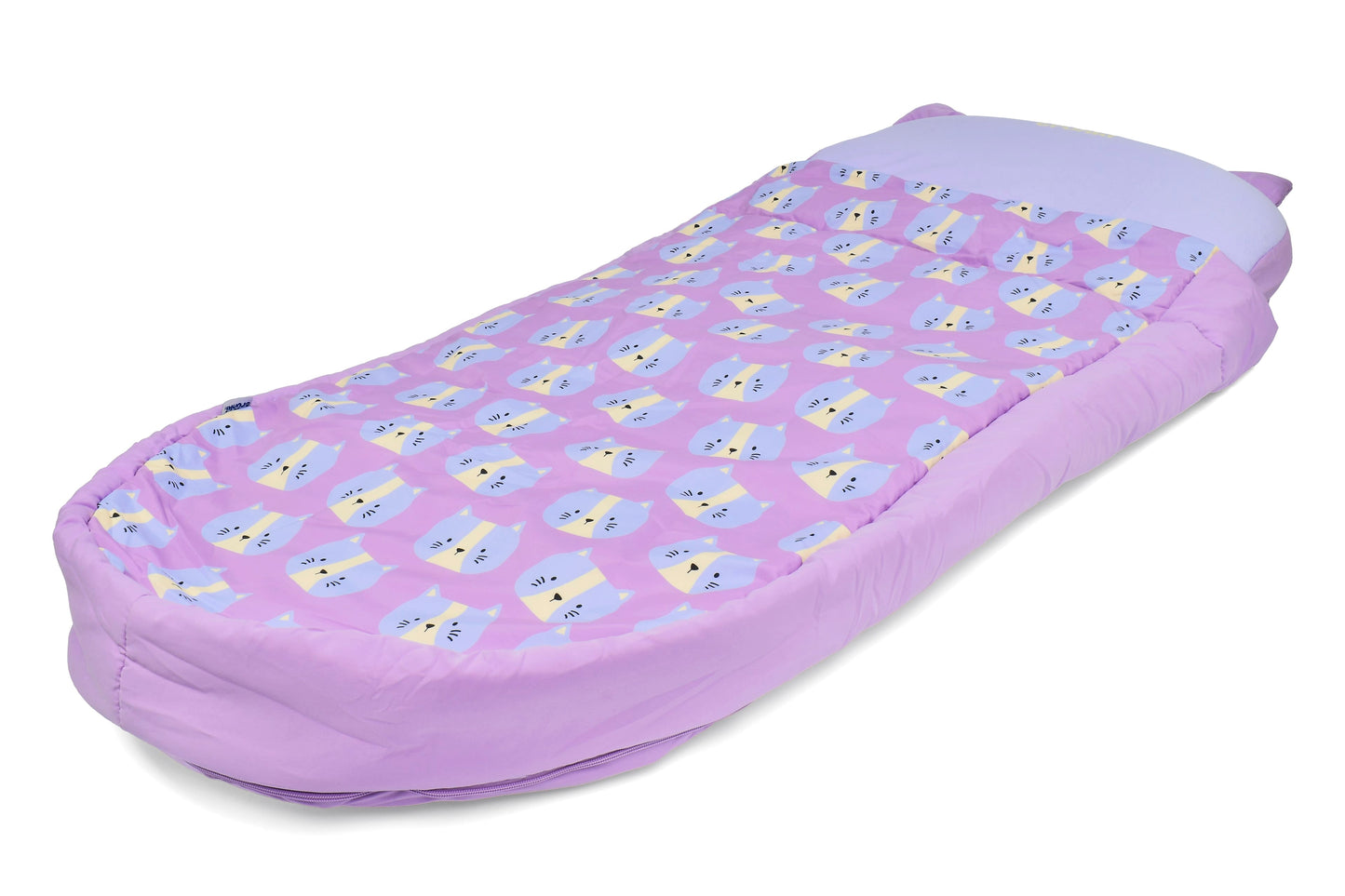 Trunki Kids’ Inflatable Travel Bed & Sleeping Bag - Cassie Cat (Purple)