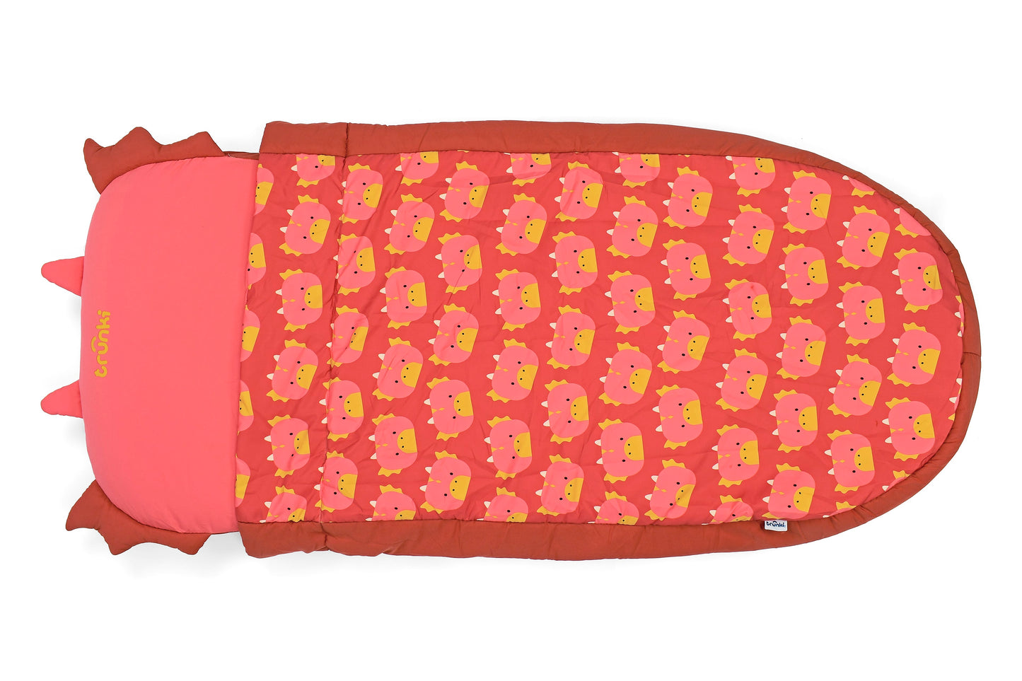 Trunki Kids’ Inflatable Travel Bed & Sleeping Bag - Dylan Dragon (Red)