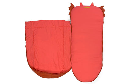 Trunki Kids’ Inflatable Travel Bed & Sleeping Bag - Dylan Dragon (Red)