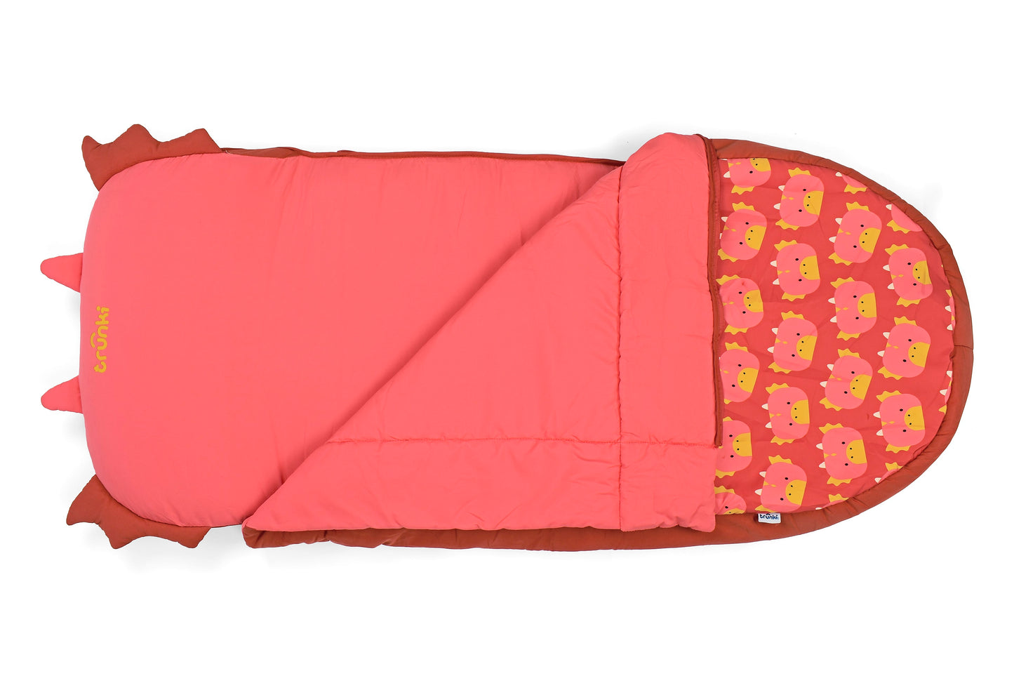 Trunki Kids’ Inflatable Travel Bed & Sleeping Bag - Dylan Dragon (Red)