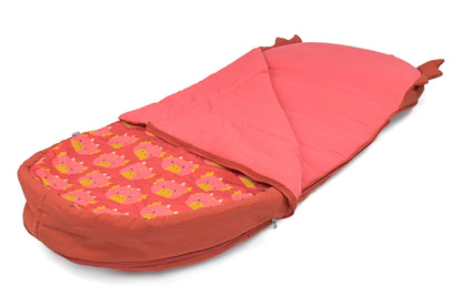 Trunki Kids’ Inflatable Travel Bed & Sleeping Bag - Dylan Dragon (Red)