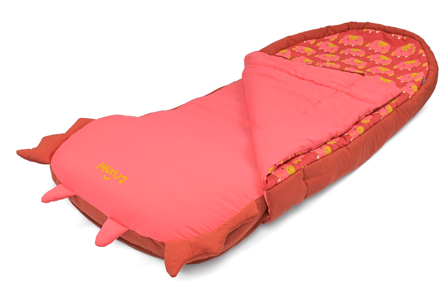 Trunki Kids’ Inflatable Travel Bed & Sleeping Bag - Dylan Dragon (Red)