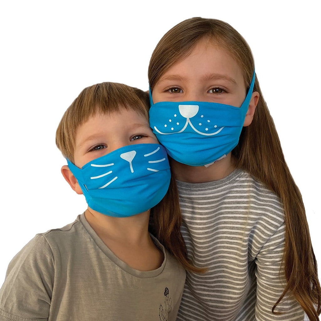 Reusable Face Masks - Twin Pack - Blue