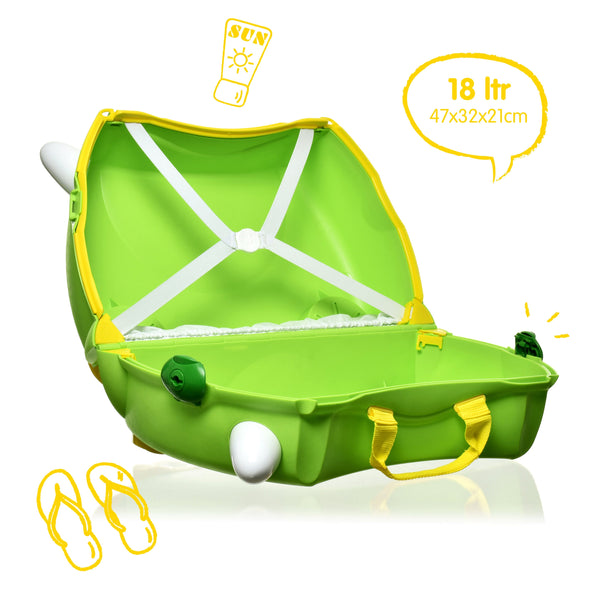 Dudley the Dinosaur Trunki Ride On Suitcase