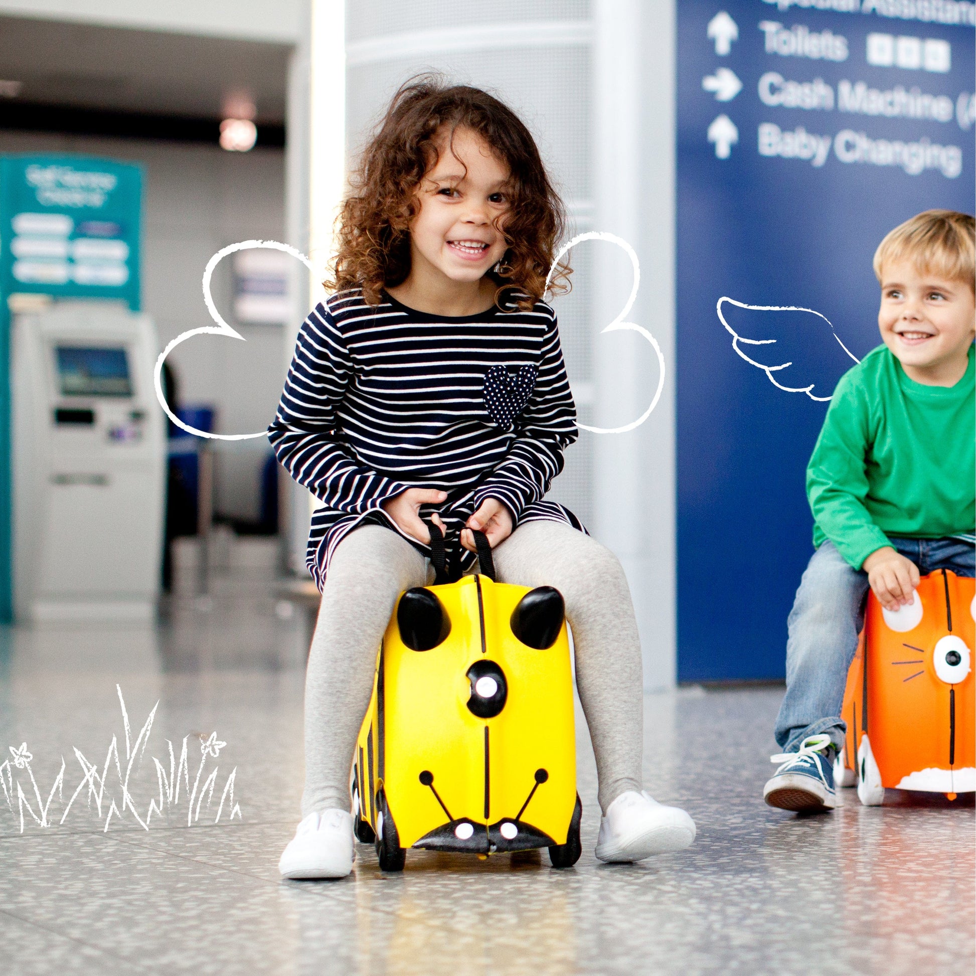 Bernard The Bee Trunki Kids Suitcase