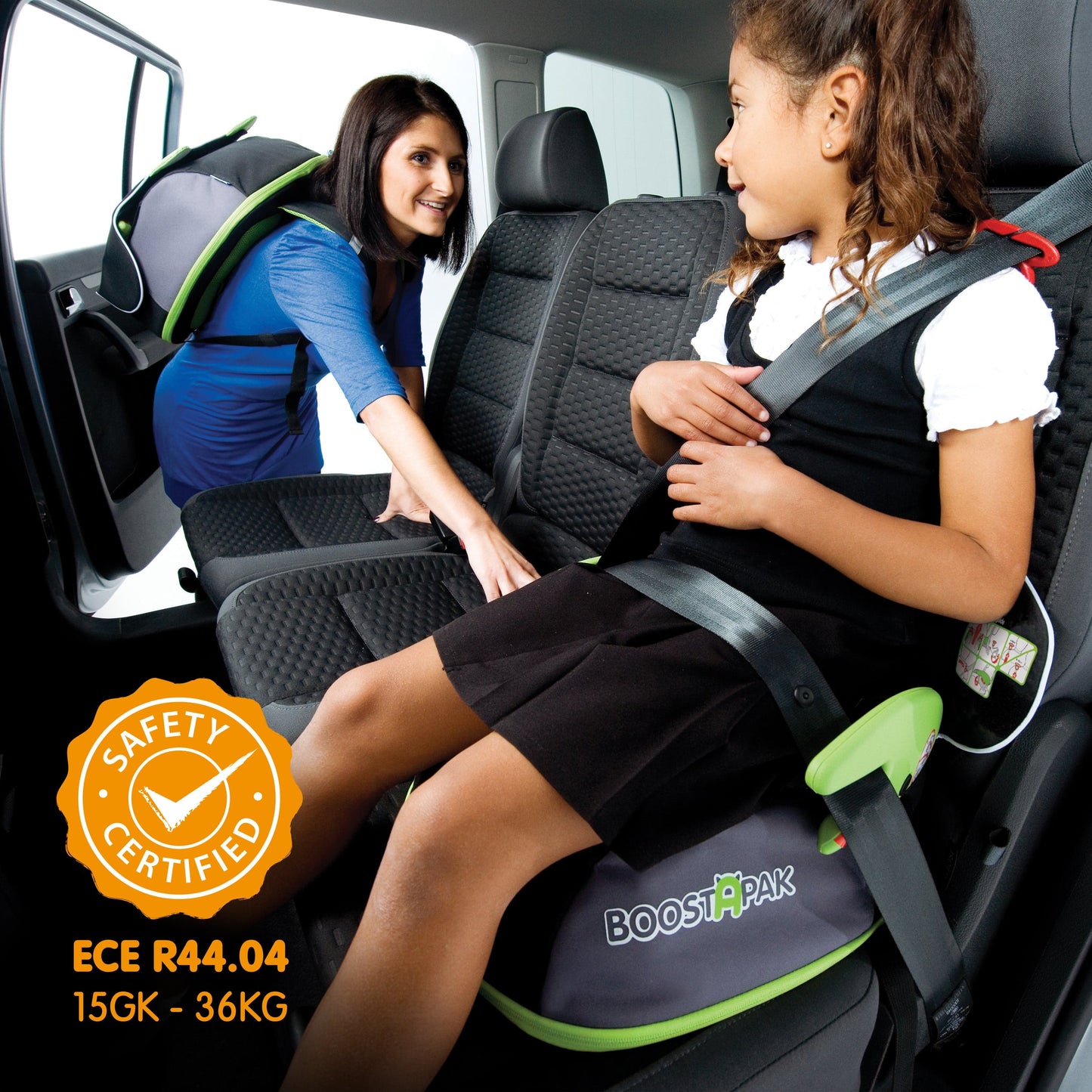 BoostApak Child Car Seat Backpack - Green