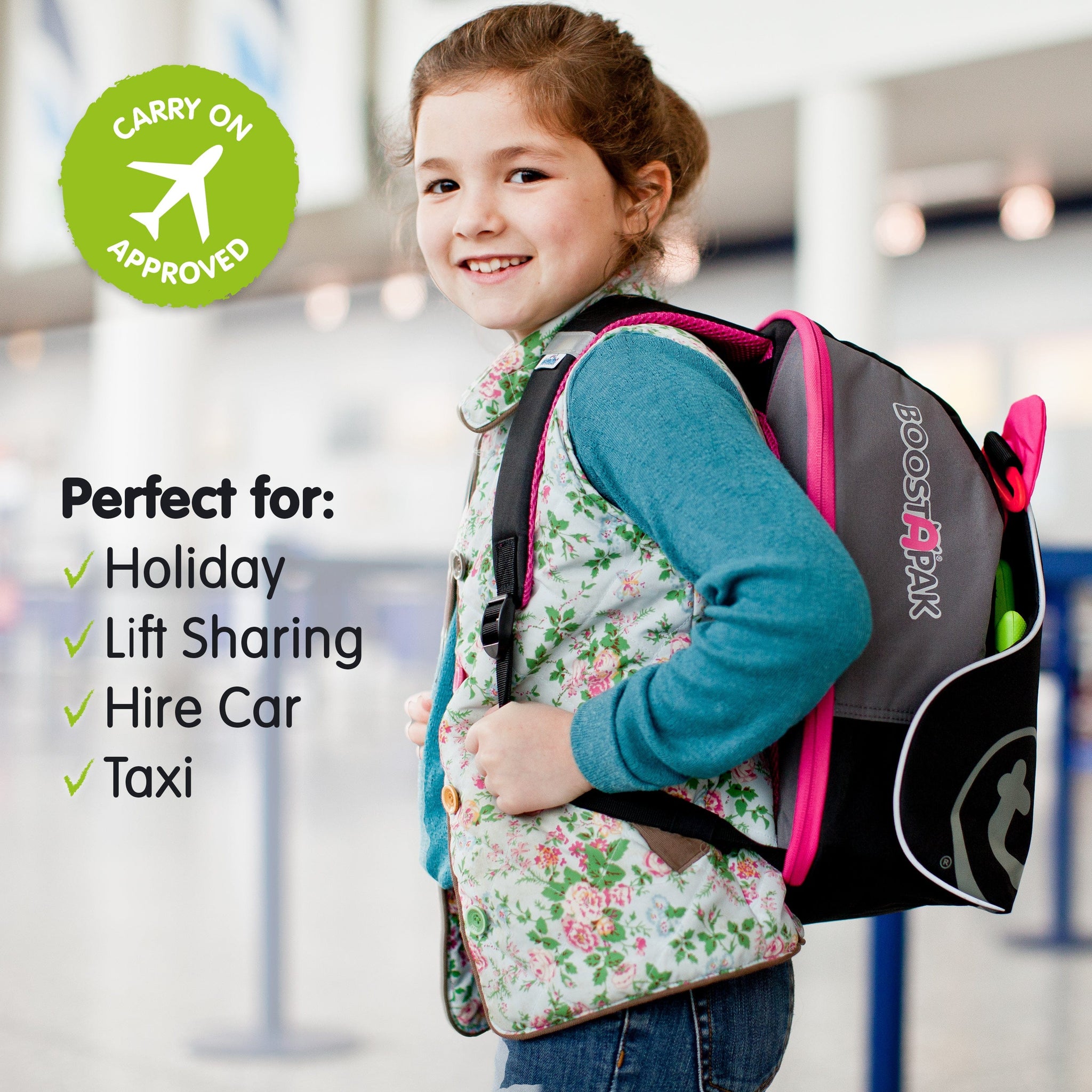 Boostapak Car Booster Seats & Child Travel Backpacks Trunki