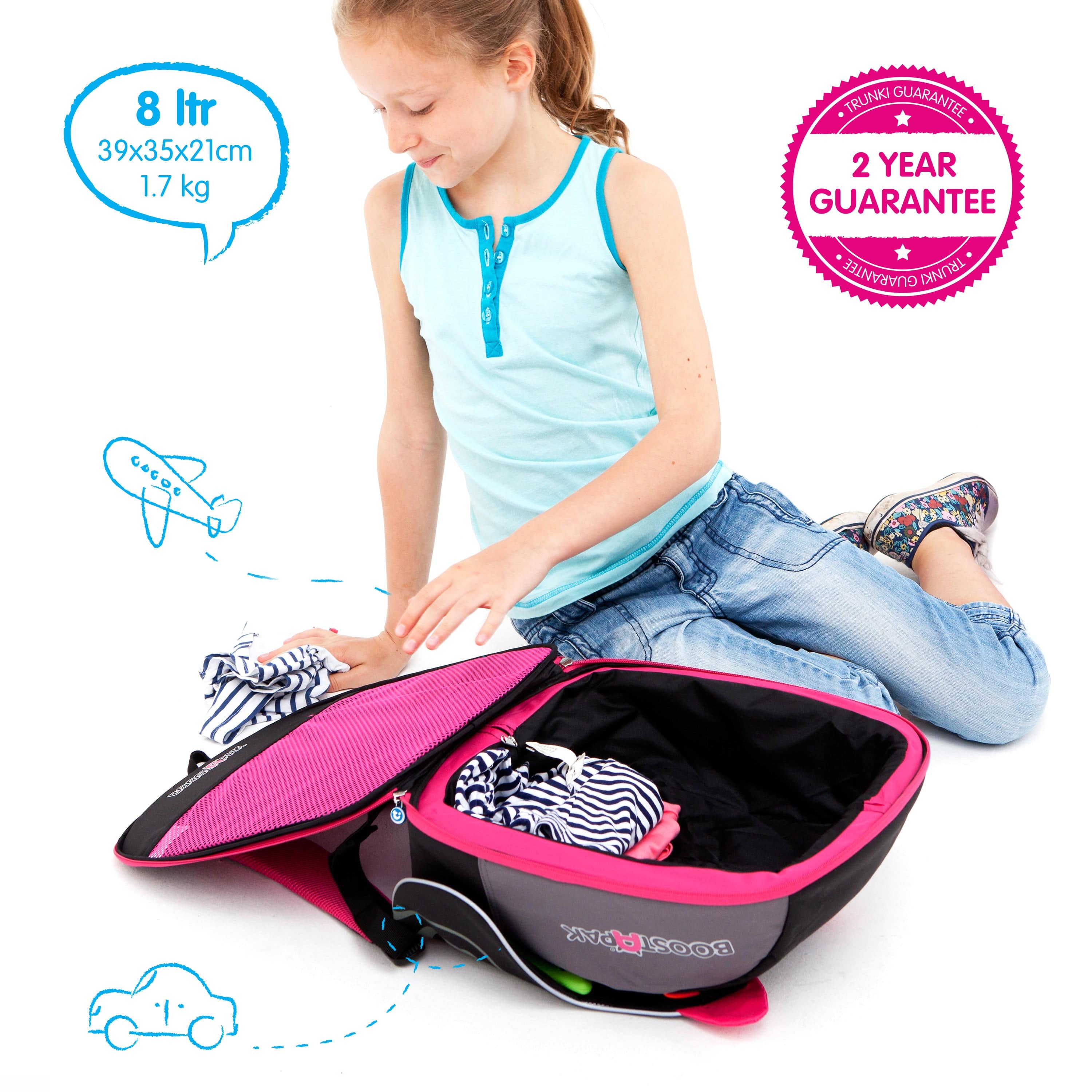 Boostapak Car Booster Seats Child Travel Backpacks