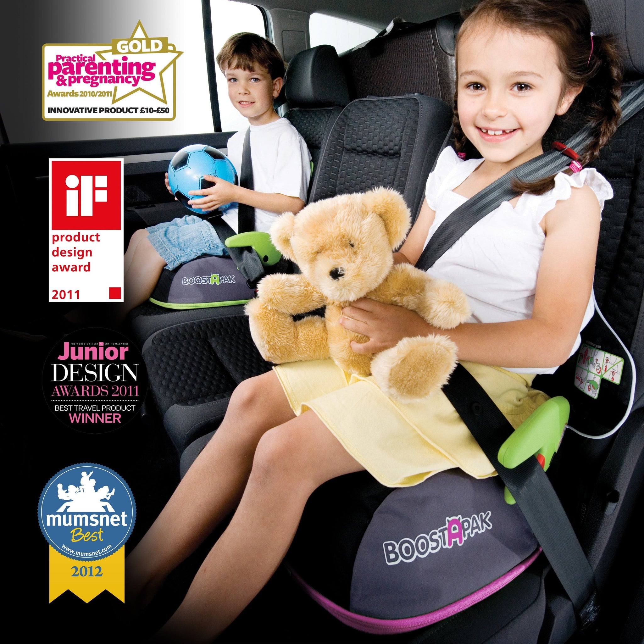 Boostapak Car Booster Seats & Child Travel Backpacks Trunki