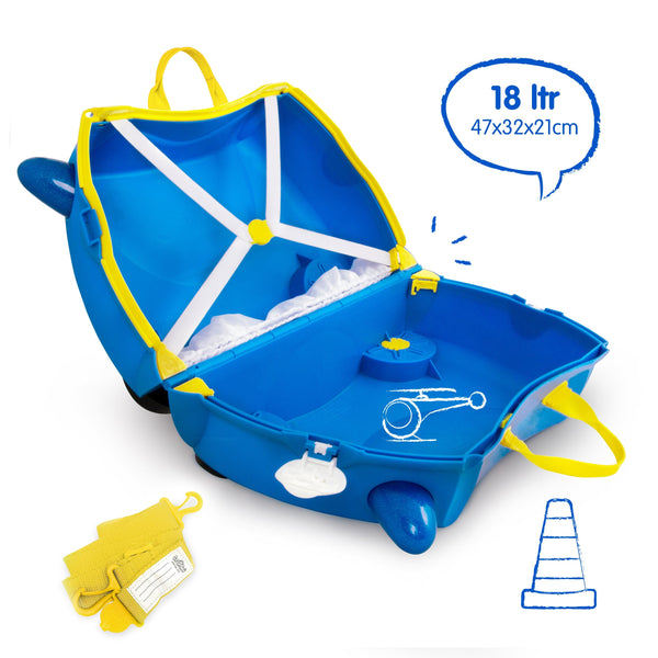 Percy The Police Car Trunki Ride On Suitcase