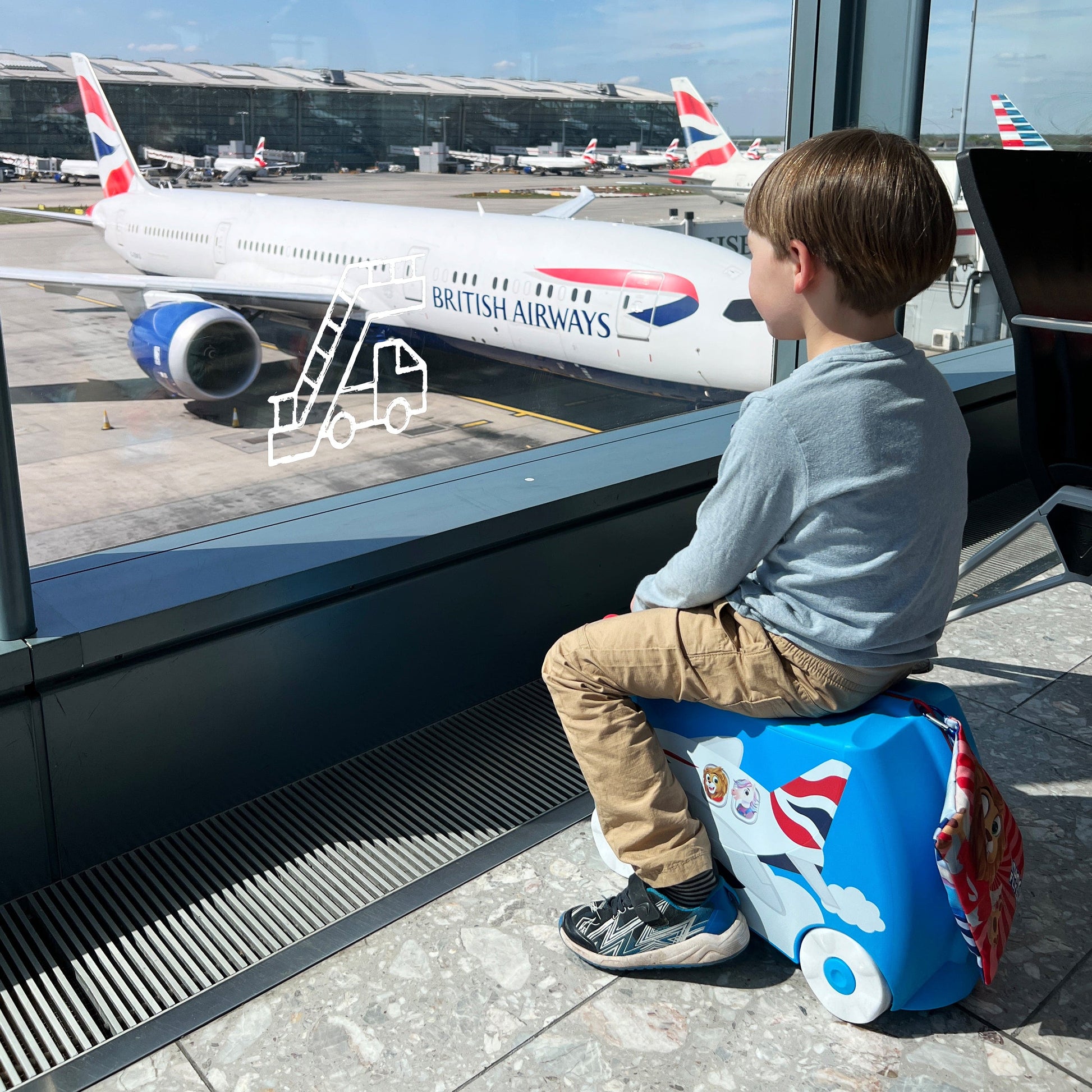 Amelia The Aeroplane Child Suitcase